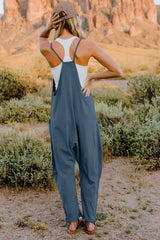Trendsi Double Take Full Size V-Neck Sleeveless Jumpsuit with Pockets -