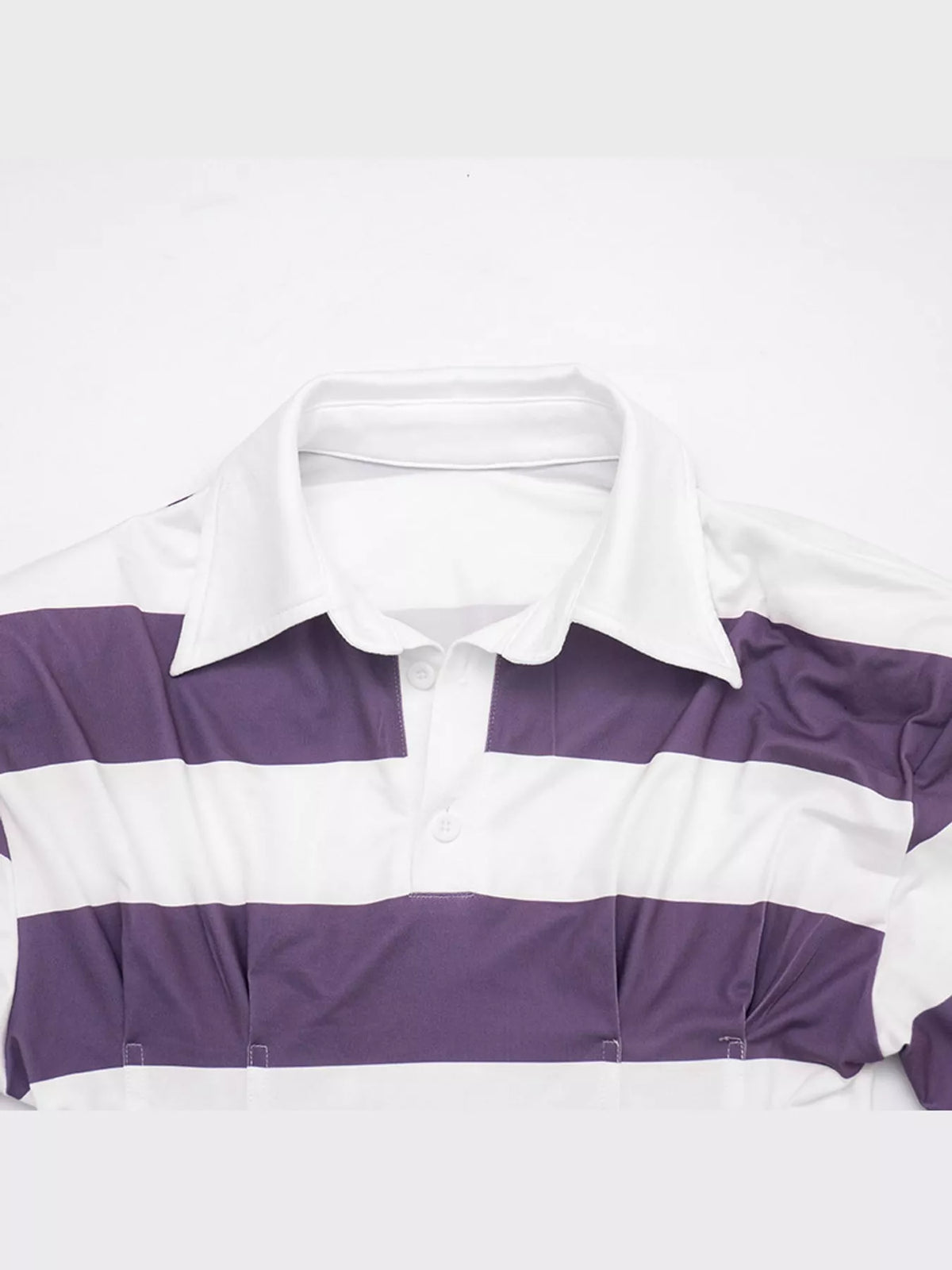 Collared long sleeve top, construction and design details