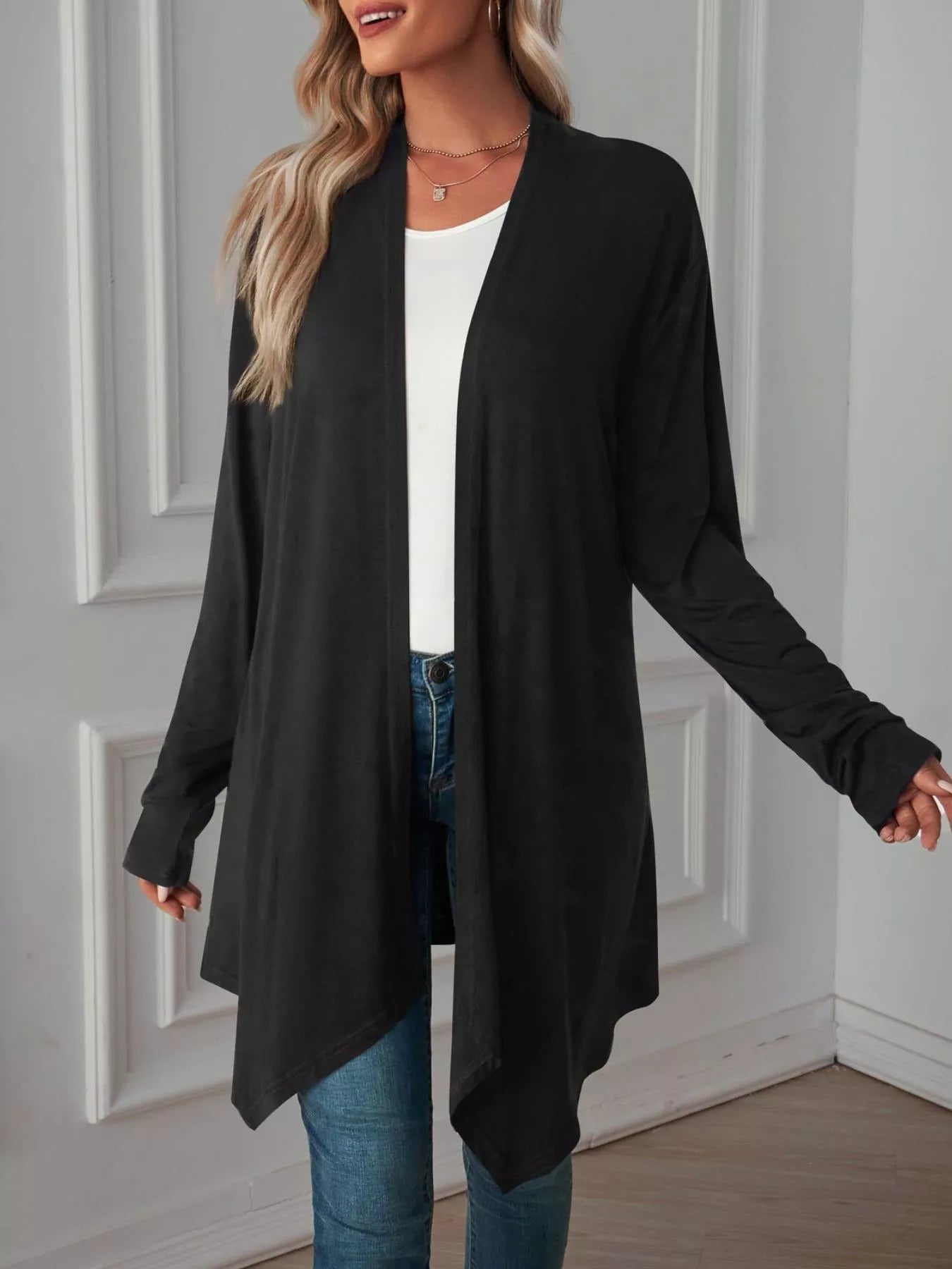 Trendsi Lightweight Open Front Cardigan -
