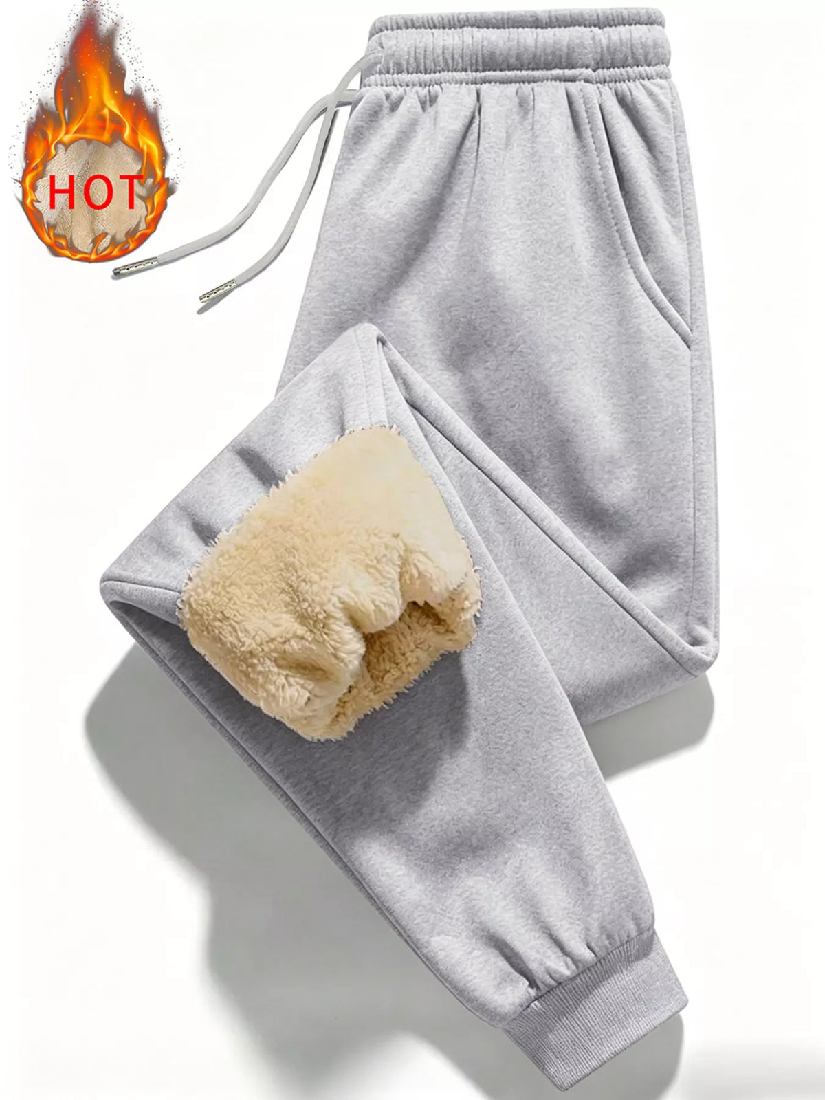 Trendsi Fleece-Lined Thermal Pants -