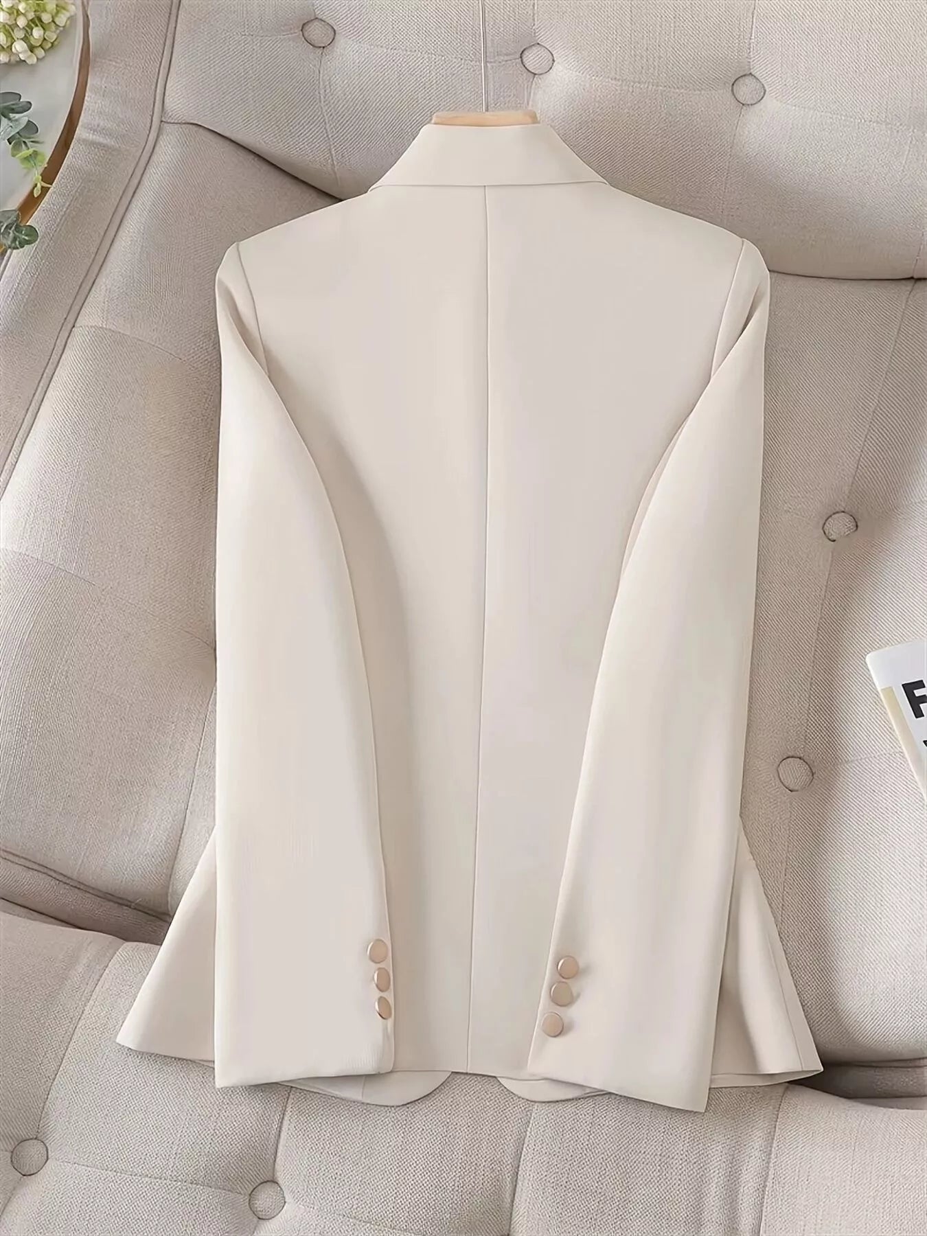 Trendsi Slim-Fit Single-Button Blazer -