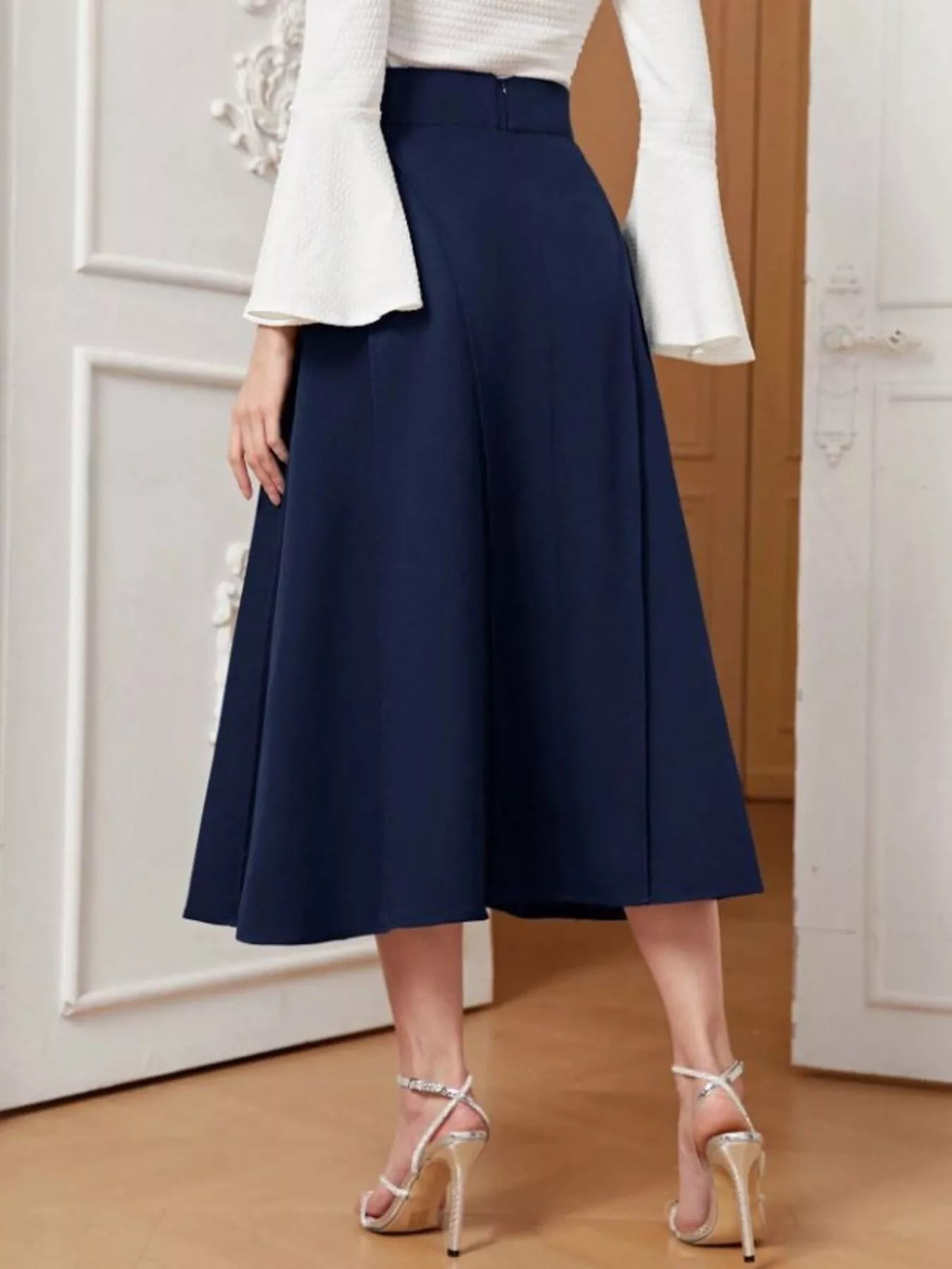 Trendsi A-Line Midi Skirt -