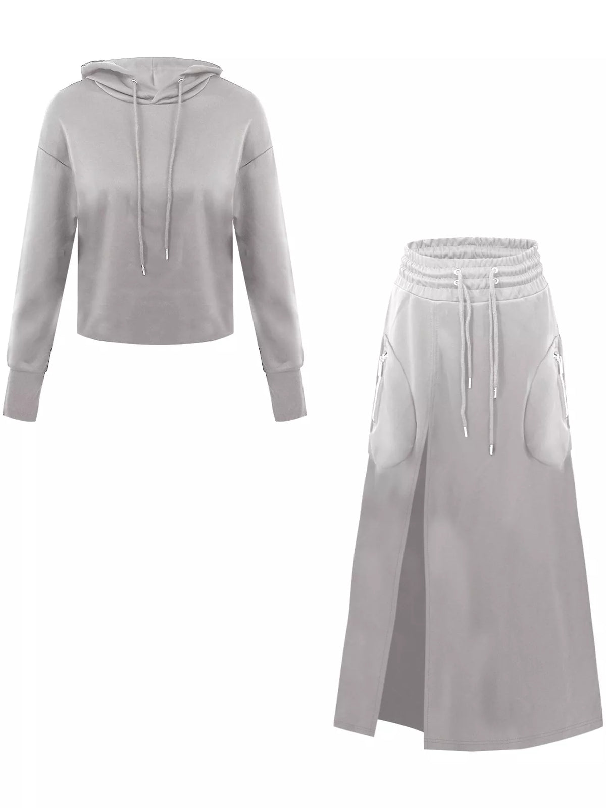 Hoodie and skirt set, product view