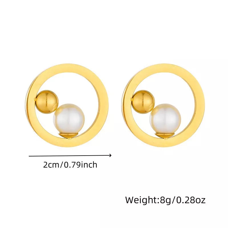 Synthetic Pearl Jewelry Set, size and measurement chart