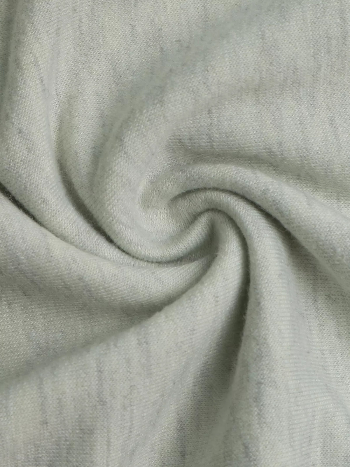 Light gray polo-collar midi dress, fabric close-up