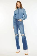Trendsi Kancan Ultra High Rise 90's Boyfriend Jeans - Pants