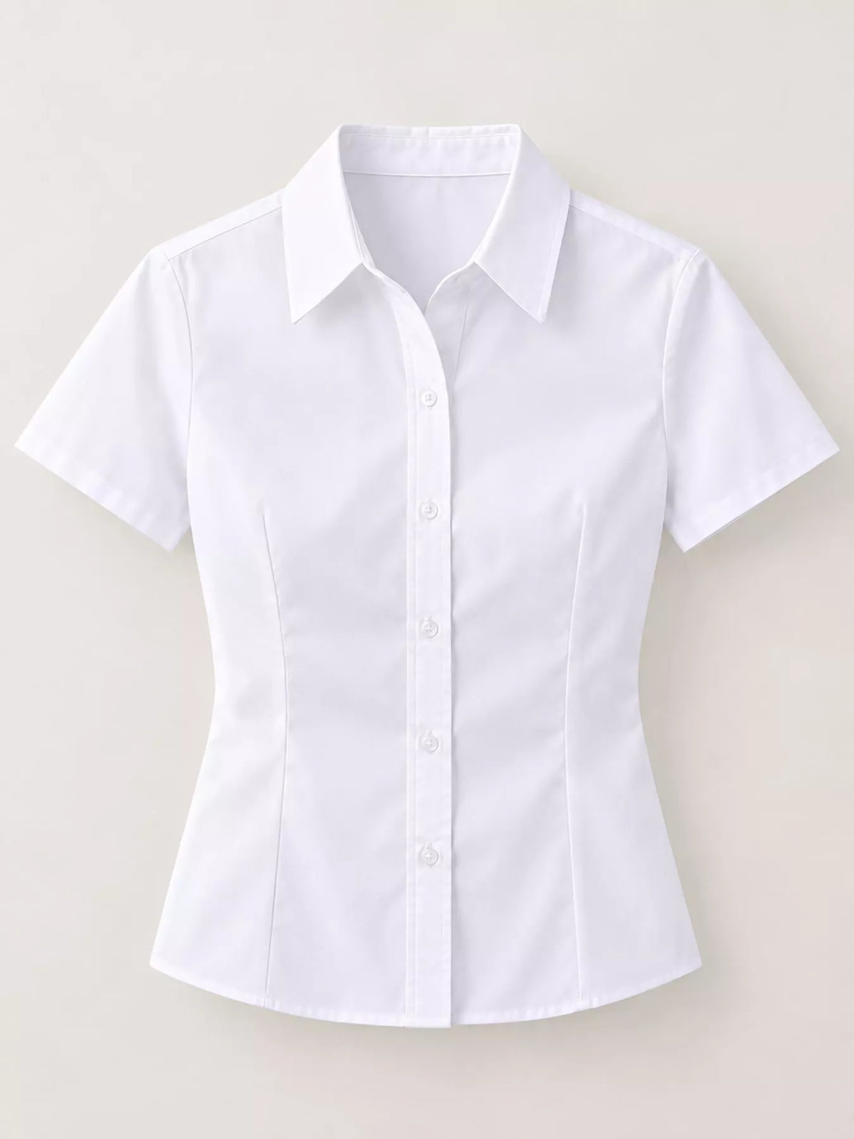 White button-down shirt