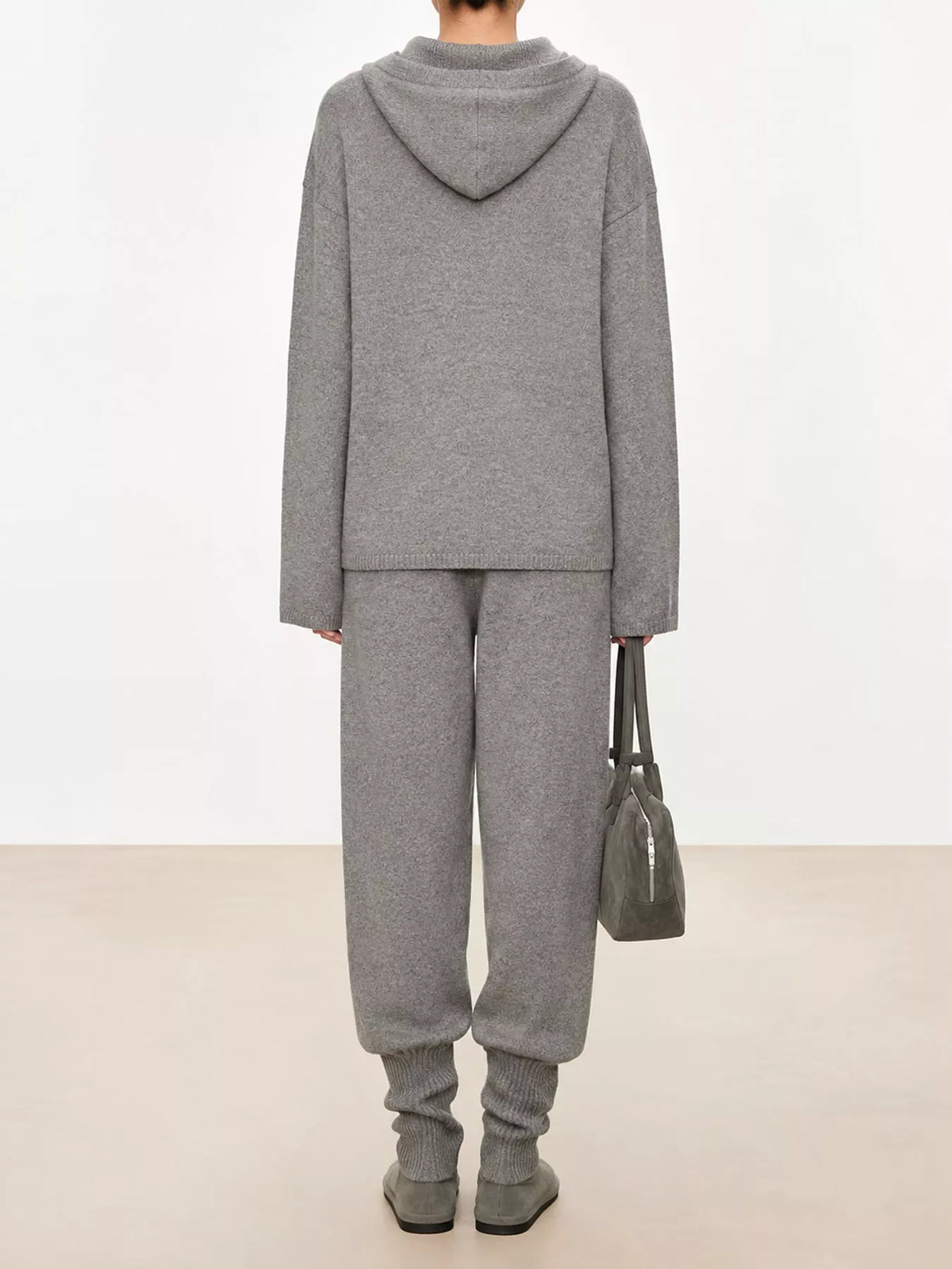 Long-sleeve sweater, back view