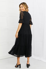 Trendsi P & Rose Lovely Lace Full Size Tiered Dress -
