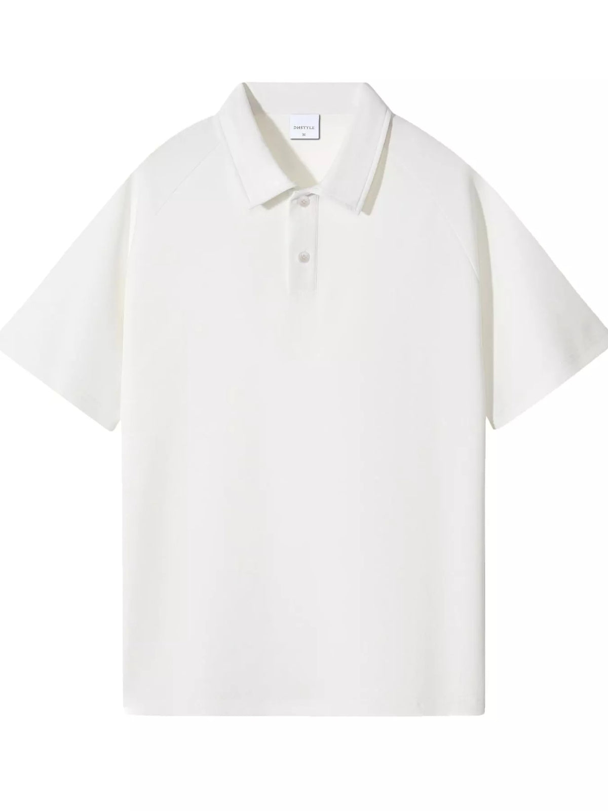 White short sleeve polo t-shirt
