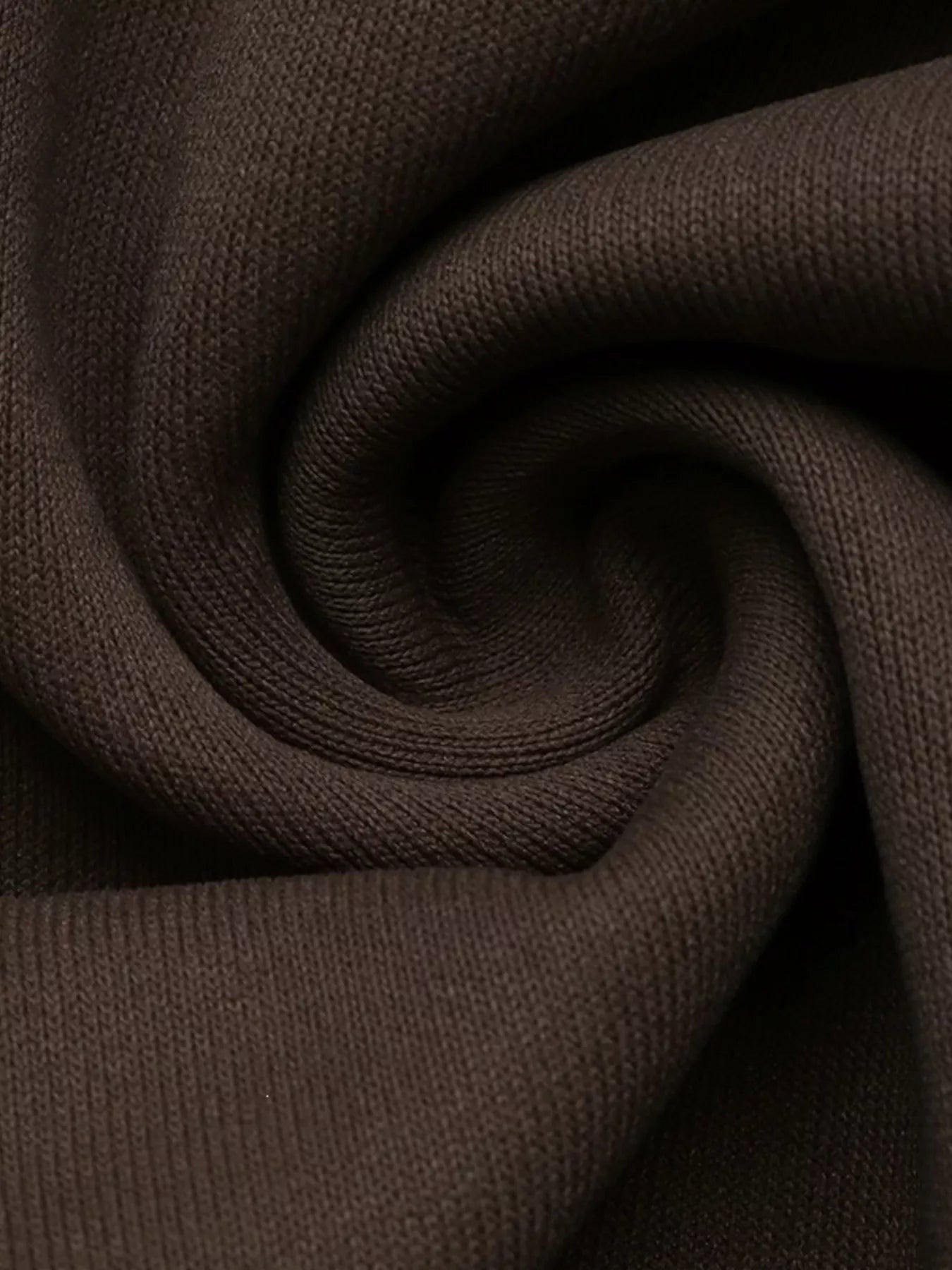 Trendsi Polo Collar Dropped Shoulder Sweatshirt -