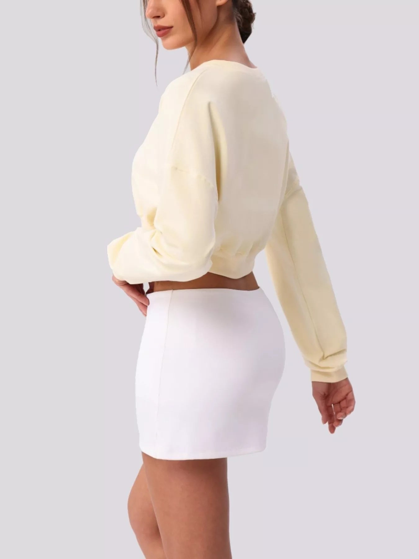 Trendsi Cropped Button-Down Active Cardigan -
