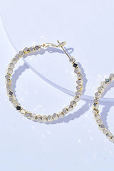 Trendsi Alloy Hoop Earrings -