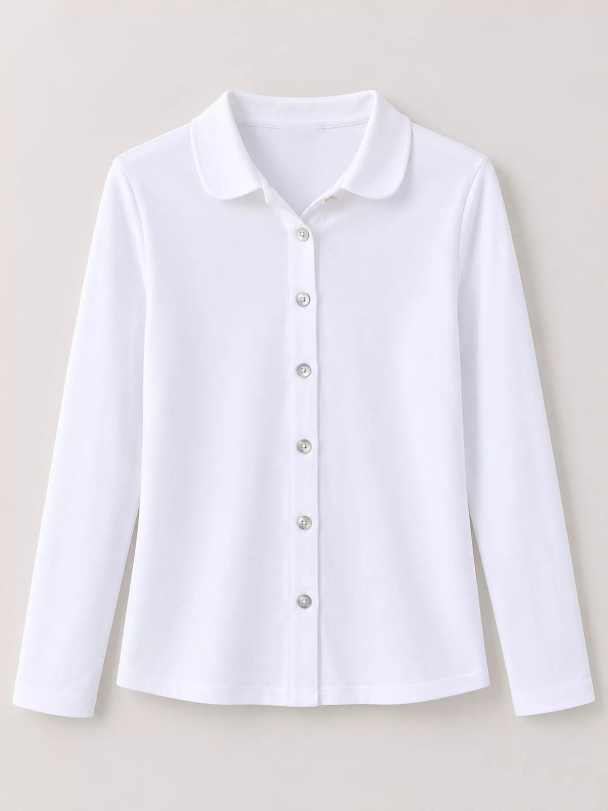 White button-down shirt