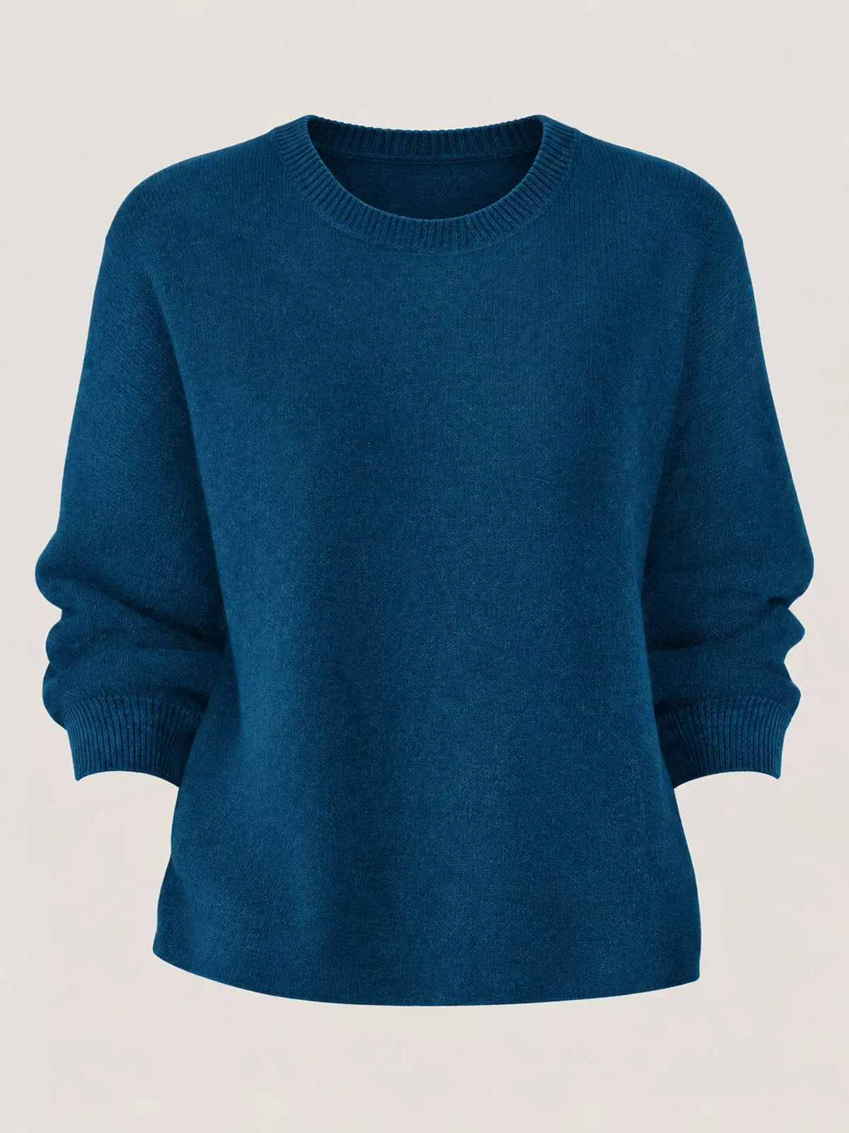 Peacock Blue crew neck sweater