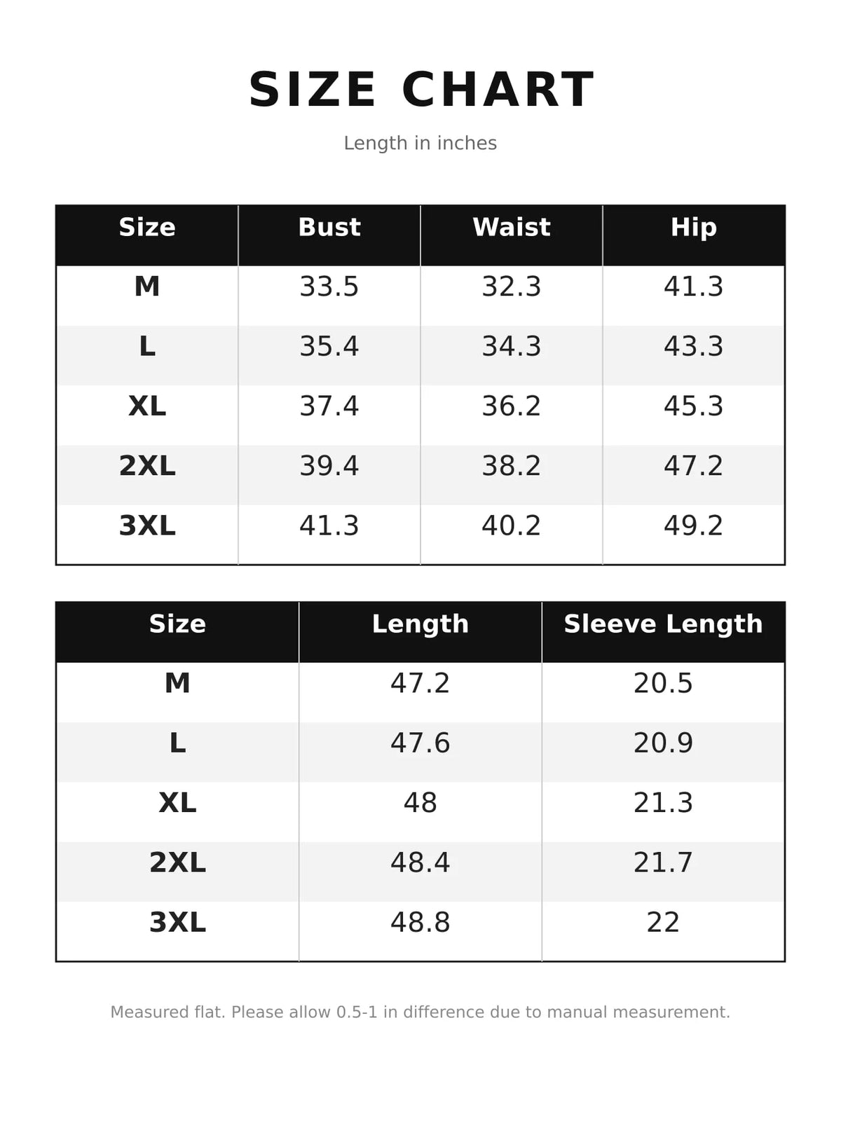 Size chart for floral embroidered sheer ruffle sleeve midi dress