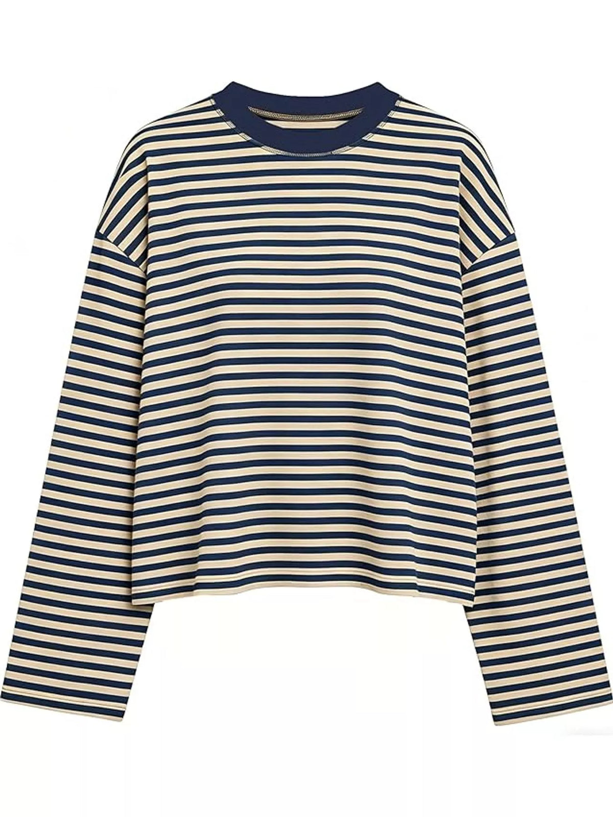 Long Sleeve Crew Neck T-Shirt — garment front