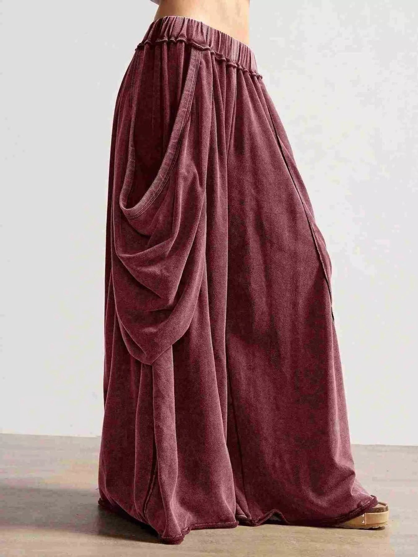 Trendsi Oversized Wide-Leg Harem Pants -