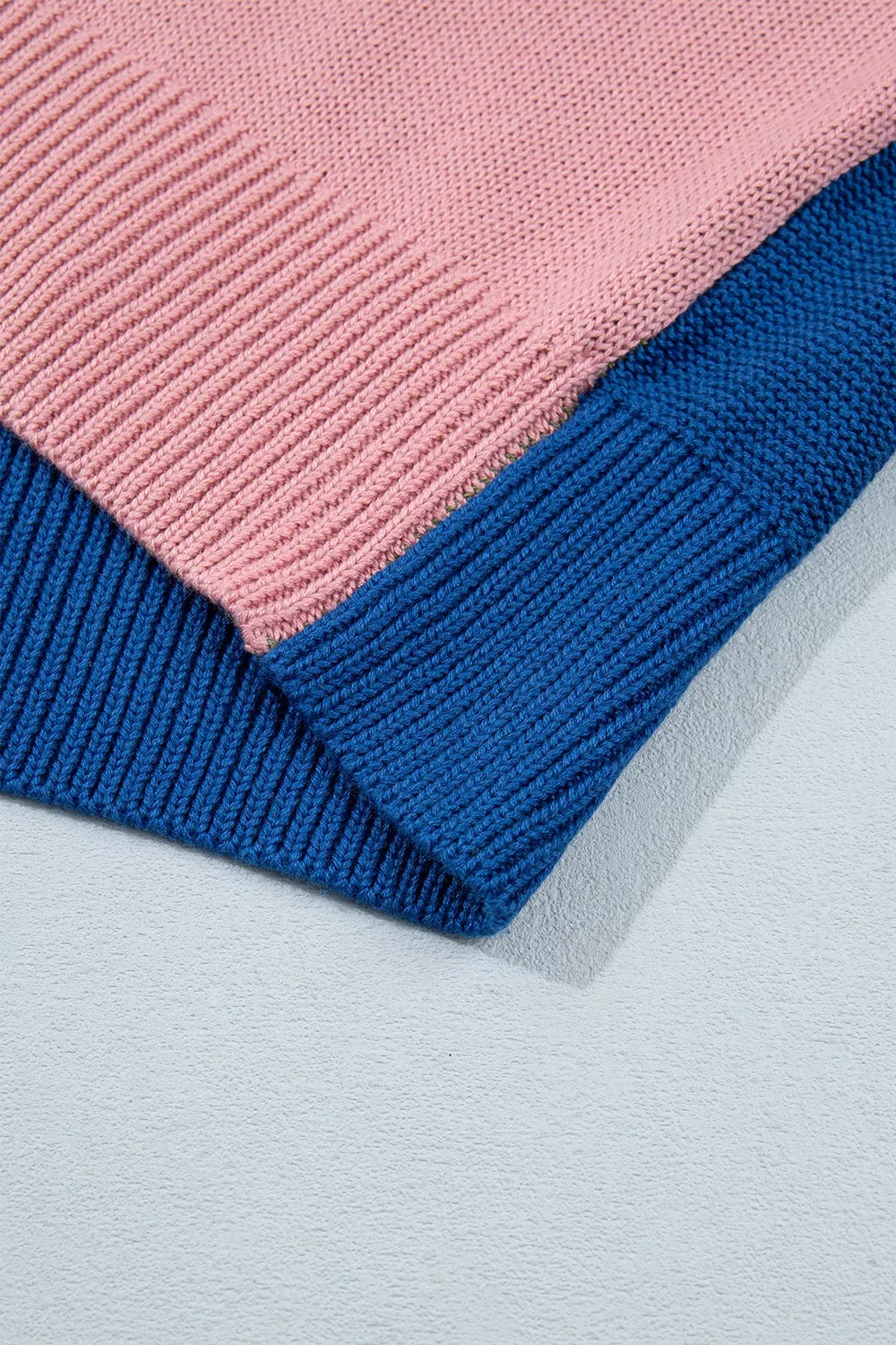 Trendsi Multicolour Western Colorblock Patchwork Striped Long Sleeve Sweater -