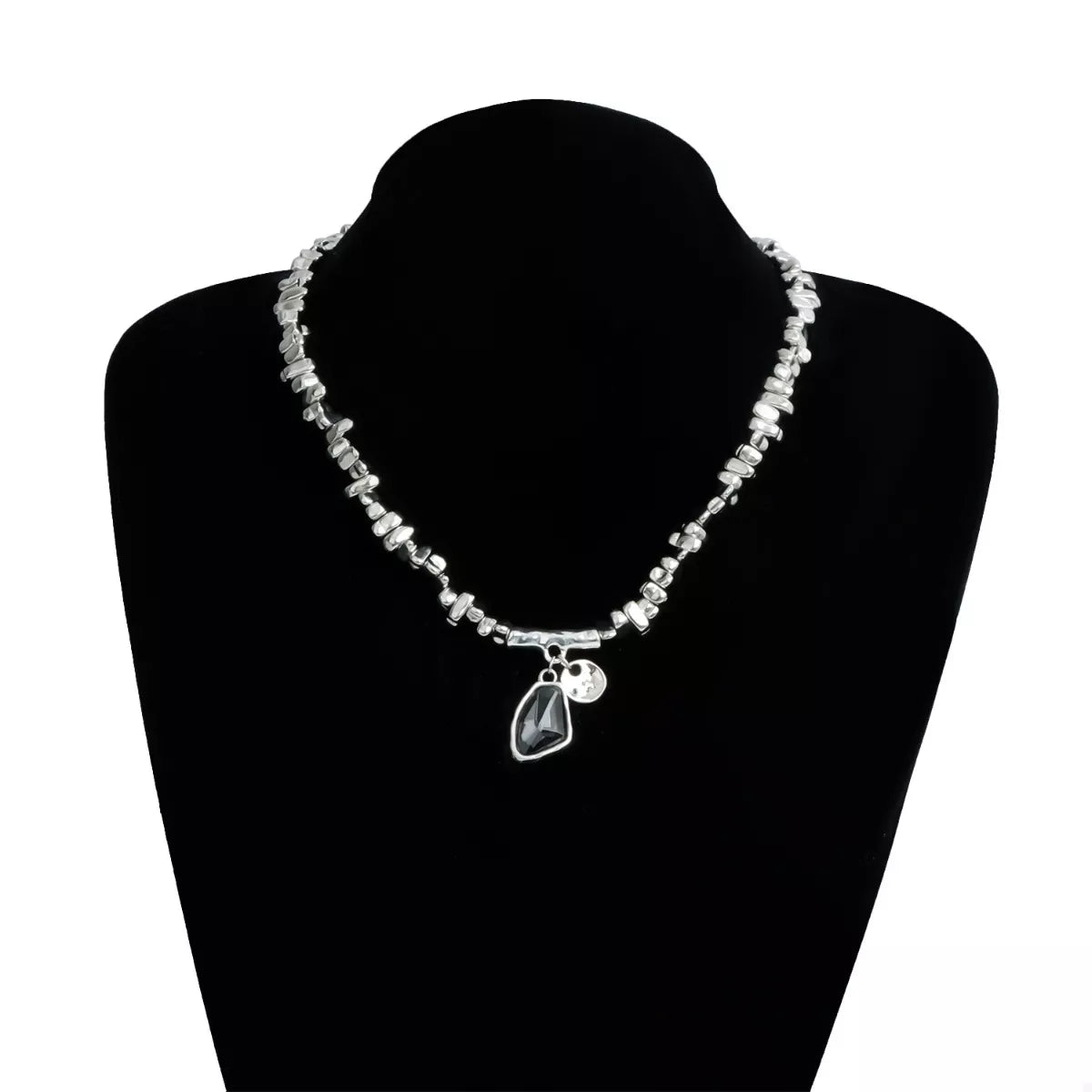 Trendsi Silver-Plated Minimalist Pendant Necklace -