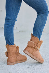 Trendsi Forever Link Plush Thermal Flat Boots -