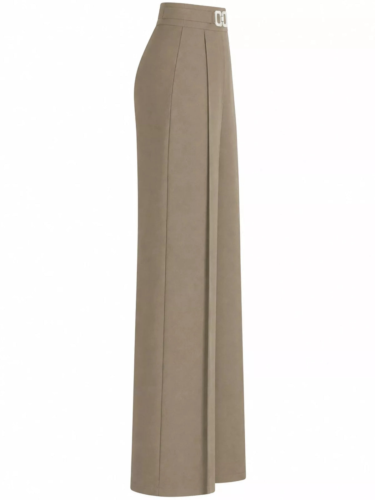 Wide-leg pants, khaki side