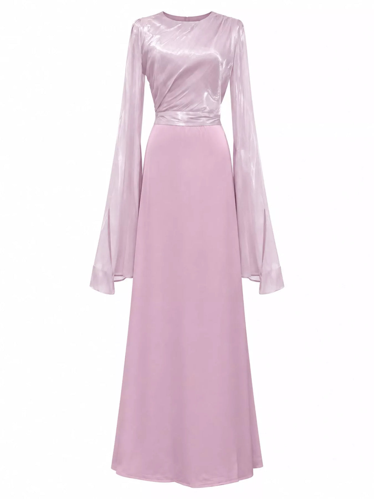 Round Neck Maxi Dress — garment front