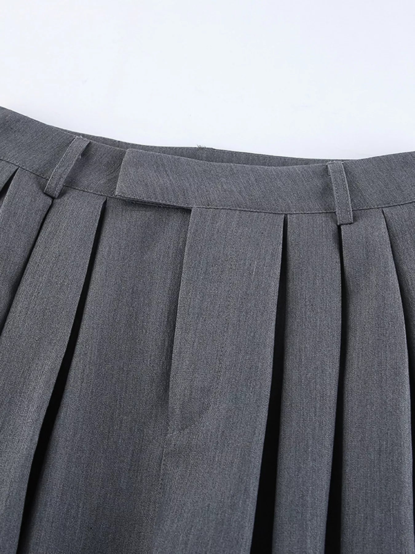 Trendsi High-Waisted Wide-Leg Pleated Pants -