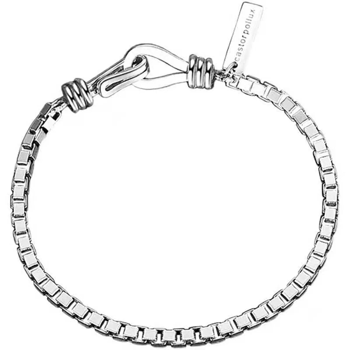 Stainless Steel Knot Clasp Chain Bracelet, product view