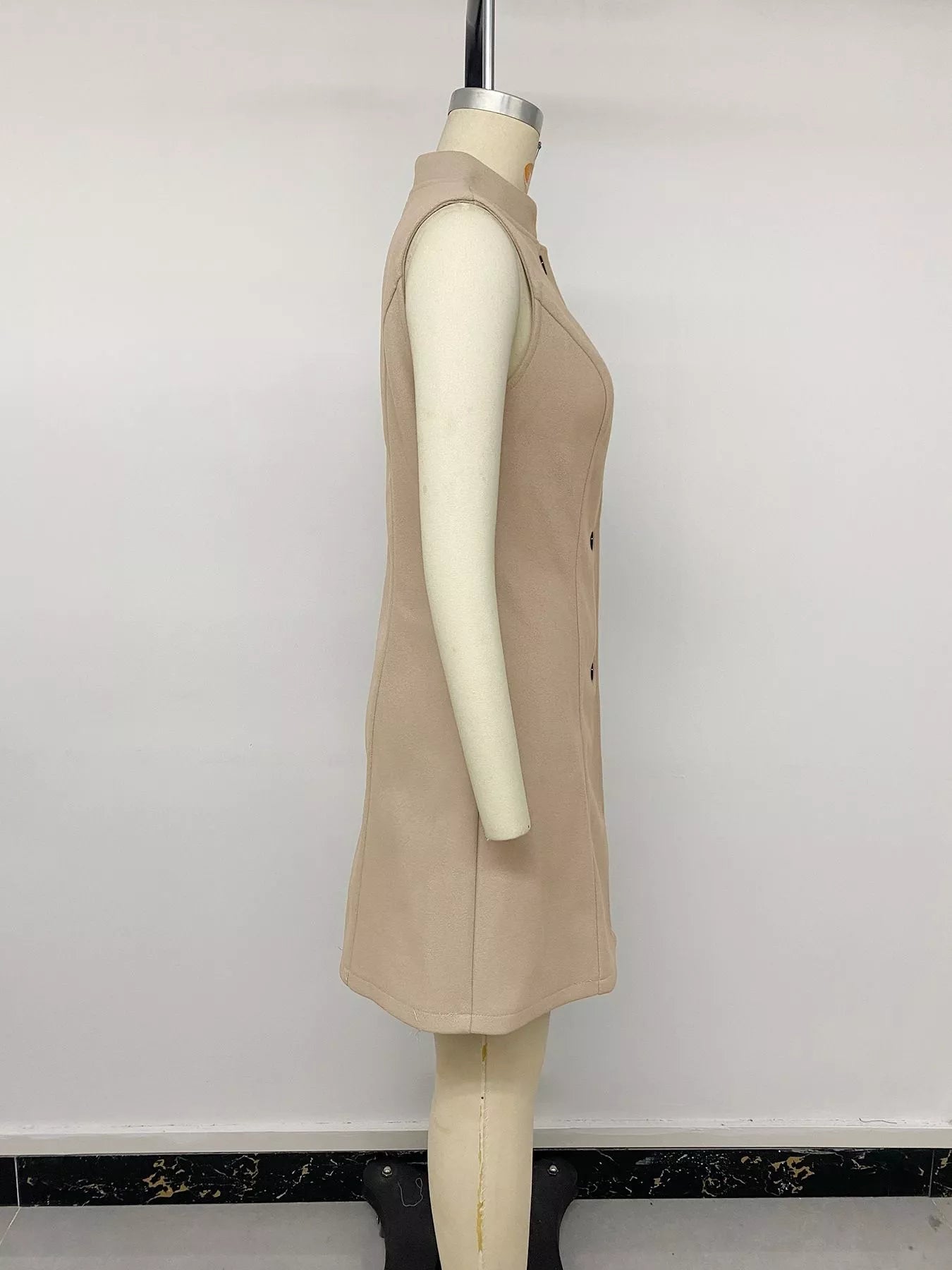 Trendsi Elegant Button-Down Vest Coat -