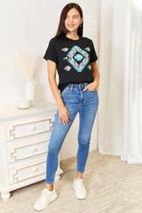 Trendsi Simply Love Graphic Short Sleeve T-Shirt -