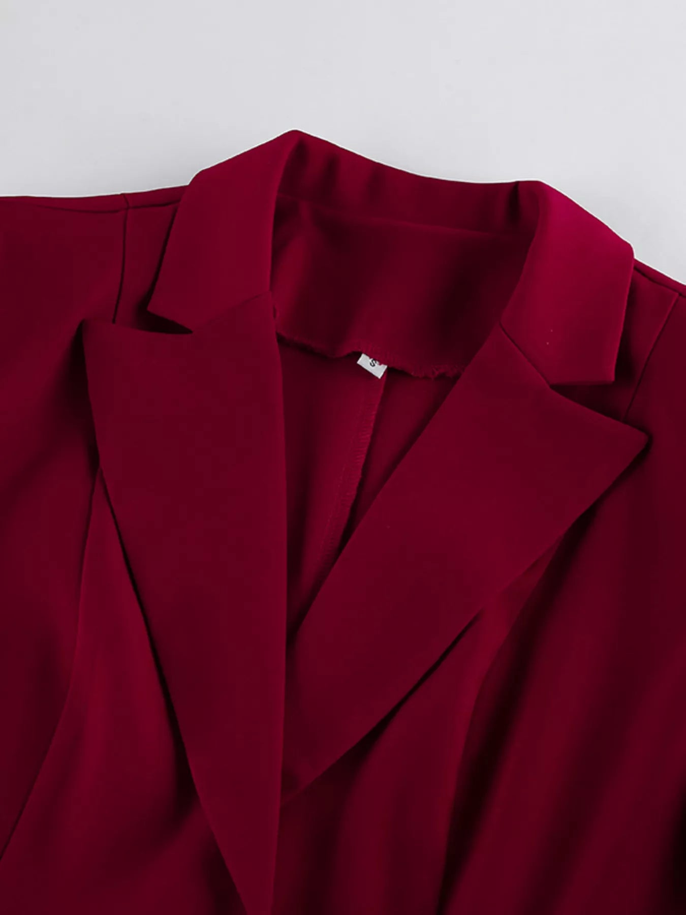 Trendsi Single-Breasted Blazer and Wide-Leg Pants Set - Outerwear