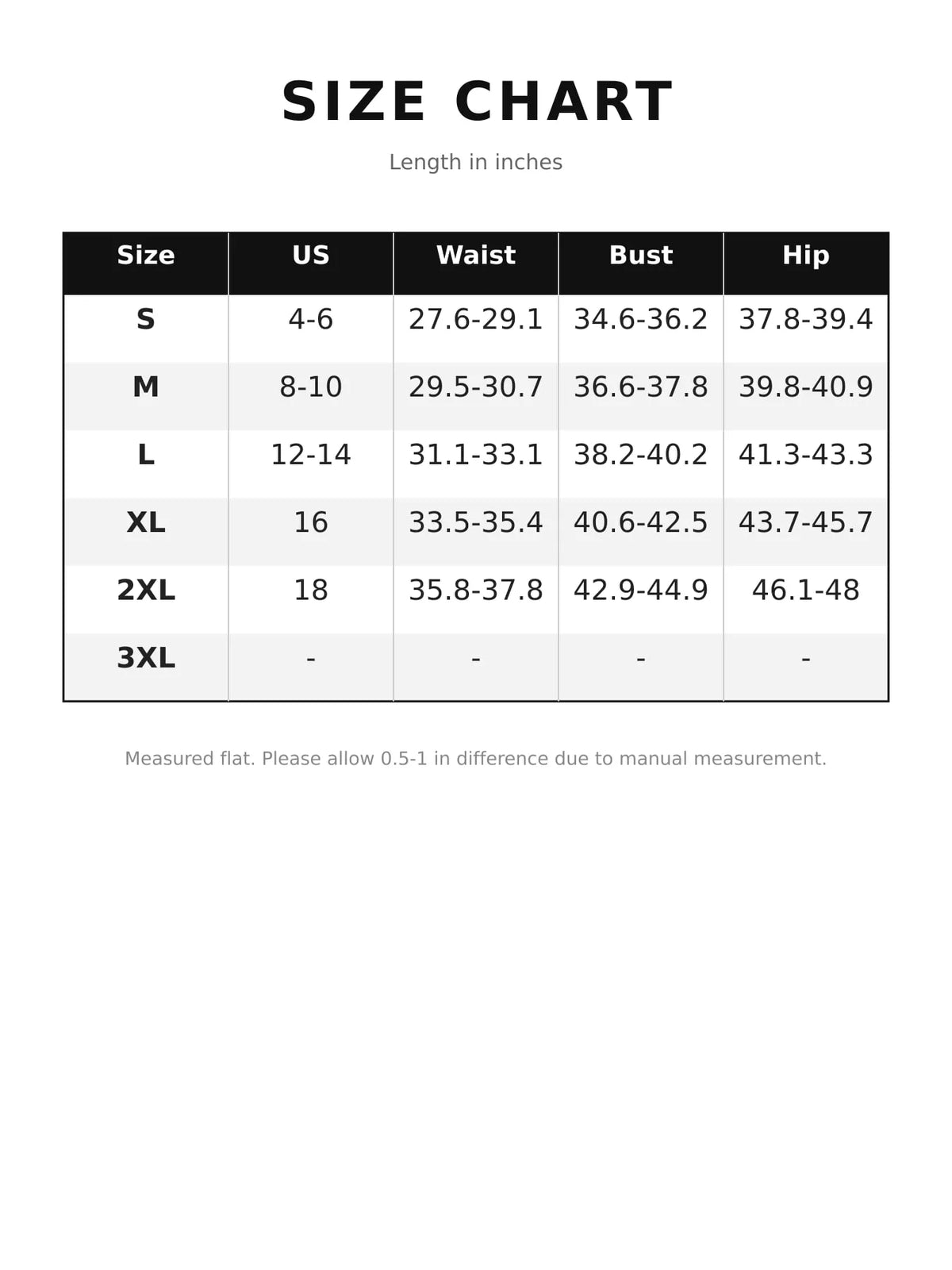 Size chart for women's mock neck sheer mesh patchwork denim dress