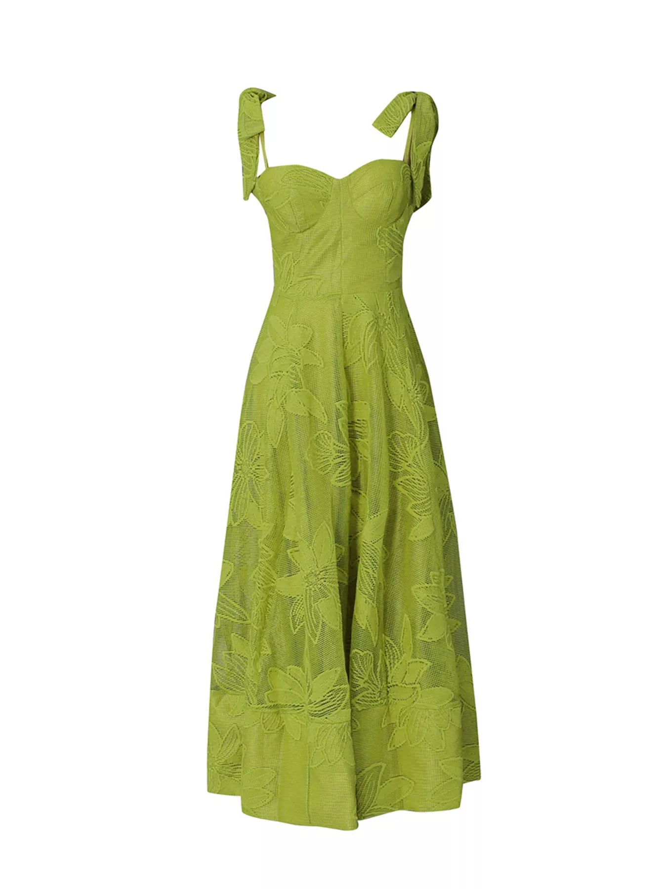 Trendsi Sweetheart Neck Tie-Strap Dress -