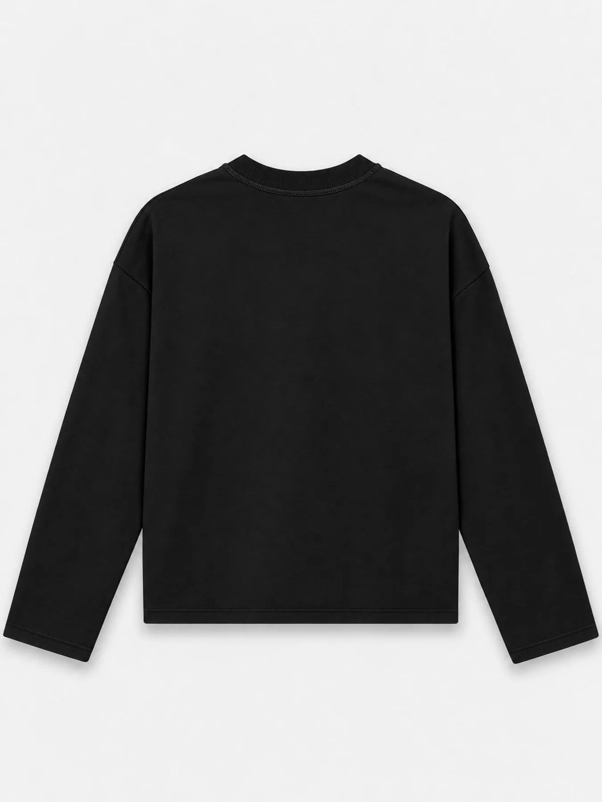 Long Sleeve Crew Neck T-Shirt — garment front