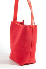Trendsi Fame Bucket Pouch Faux Suede Tote Bag -