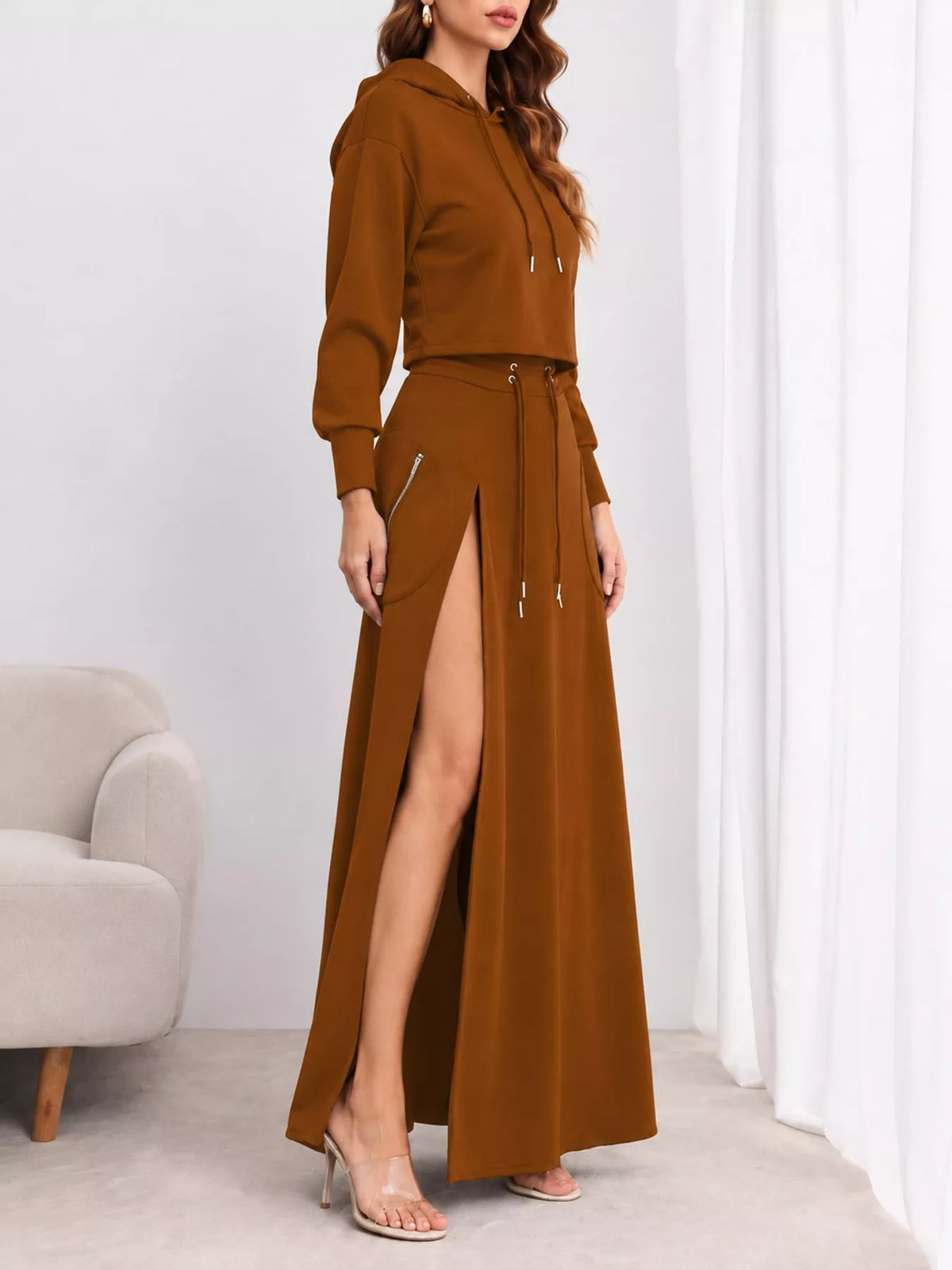 Hoodie and skirt set