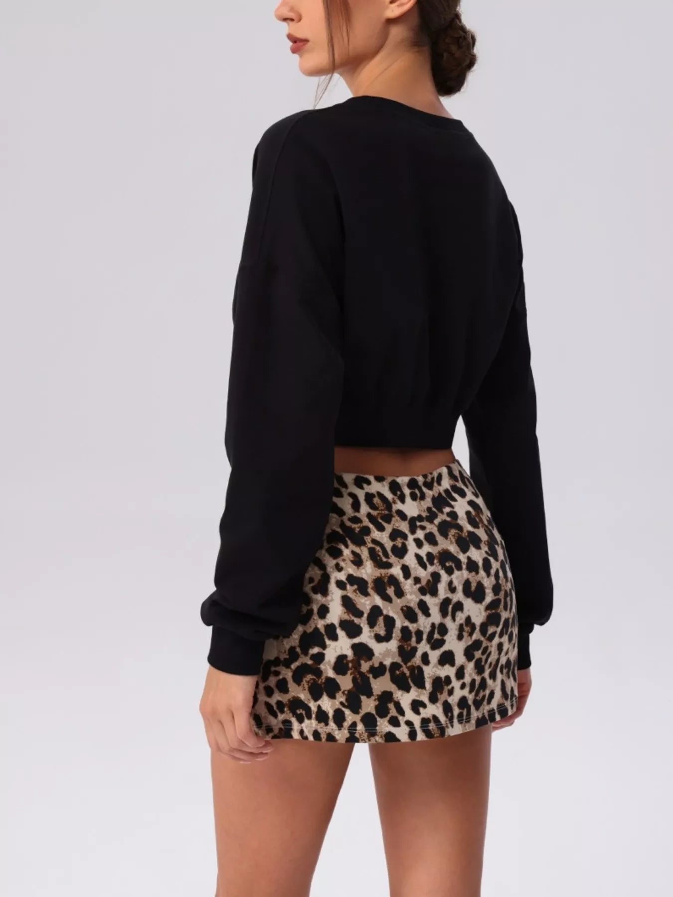 Trendsi Cropped Button-Down Active Cardigan -
