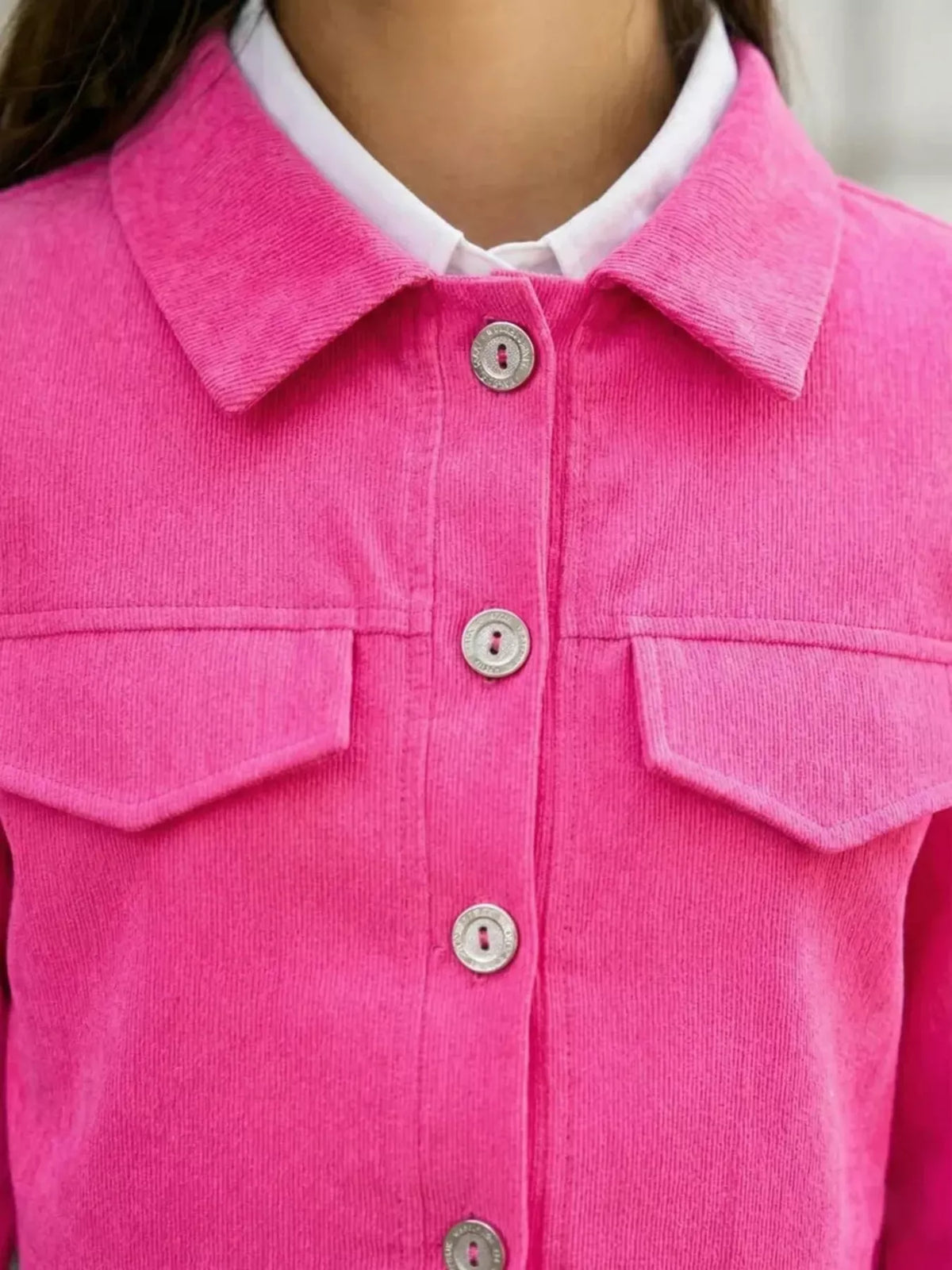 Trendsi Button Up Cropped Jacket and Mini Skirt Set -
