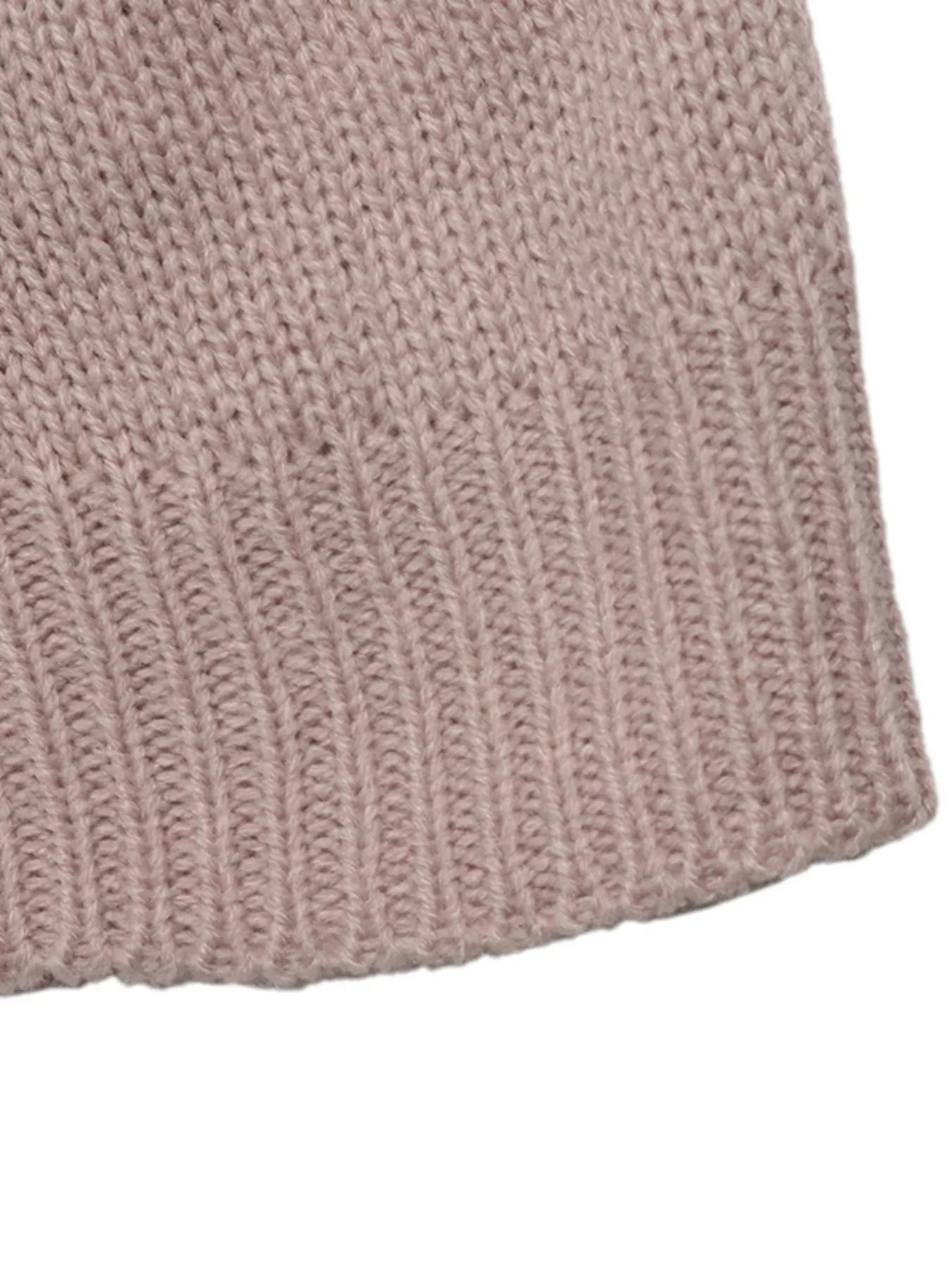 Trendsi Openwork Mock Neck Sweater -