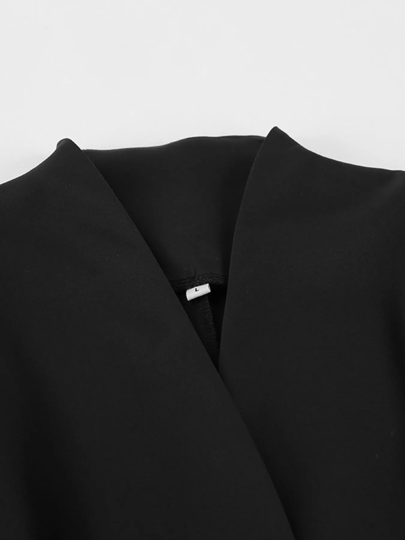 Trendsi Chic Button Down Pleated Blazer and Wide-Leg Pants Suit Set - Outerwear