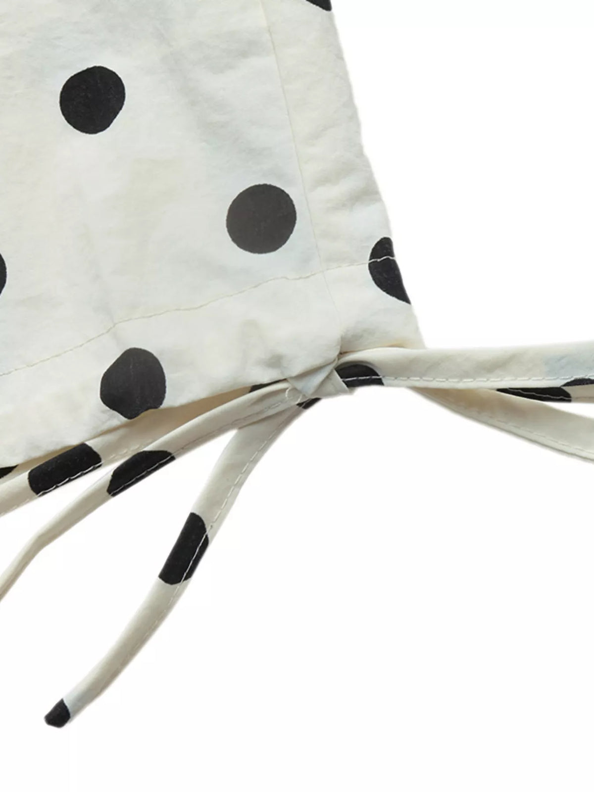Trendsi Polka Dot Stand-Collar Casual Jacket -