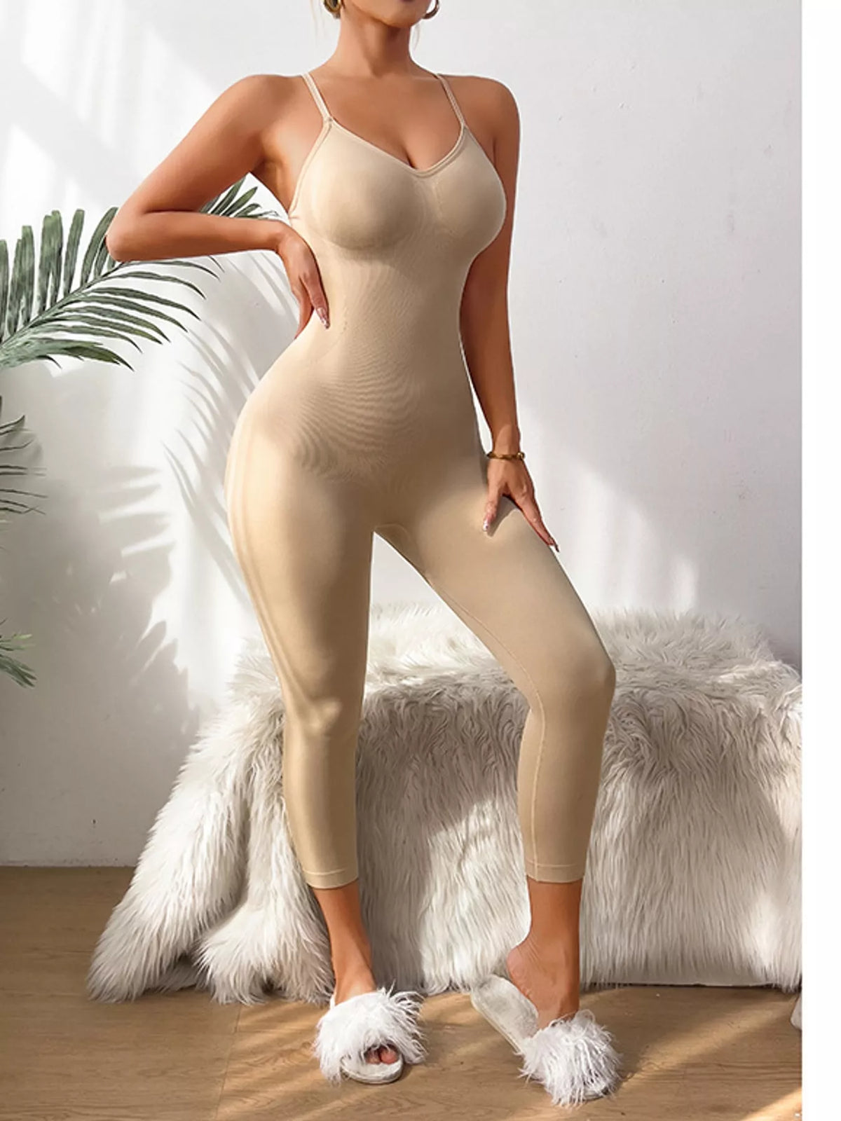 Spaghetti-strap jumpsuit