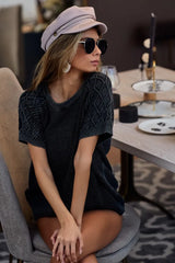Trendsi BiBi Mineral Washed Pull Over with Twist Knitted -