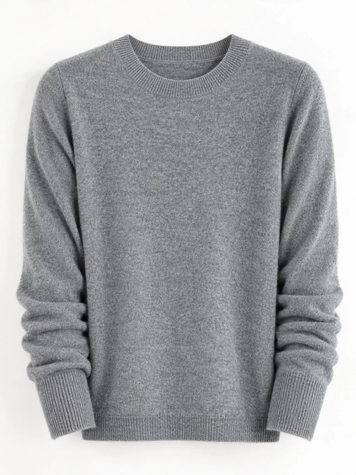 Crew Neck Long Sleeve Sweater — garment front