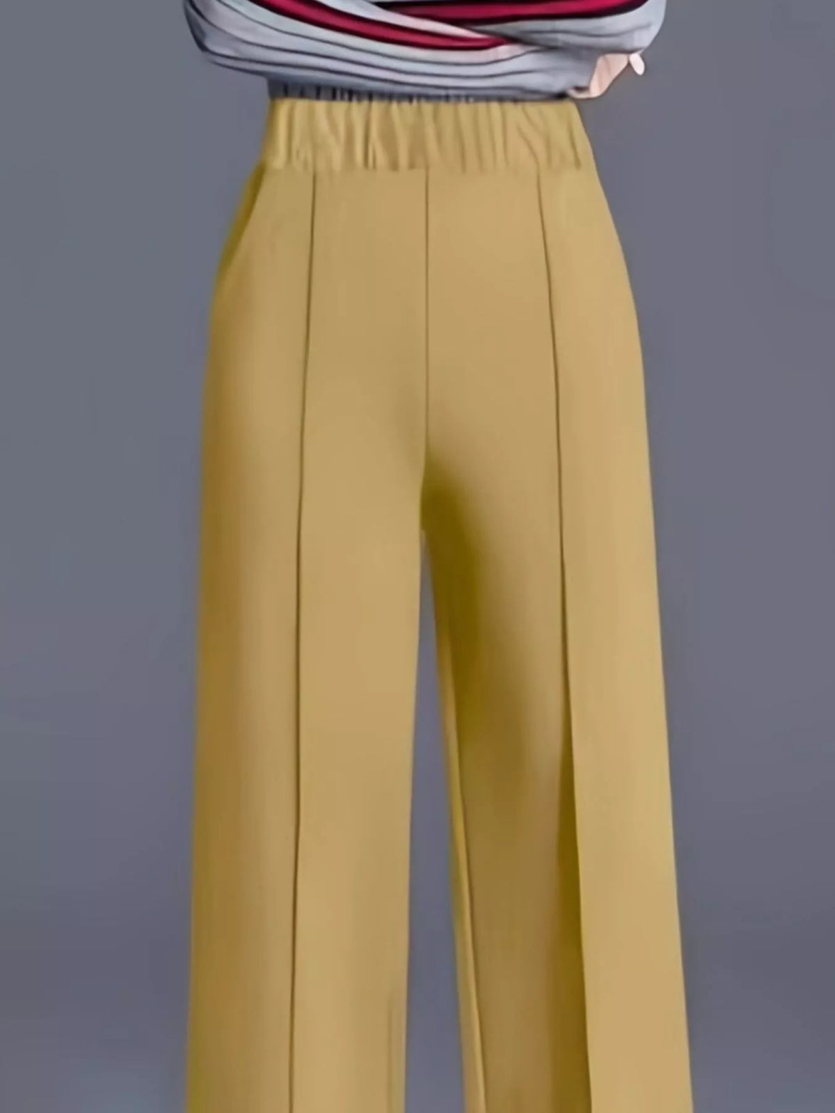 Trendsi High Waist Wide Leg Pants -
