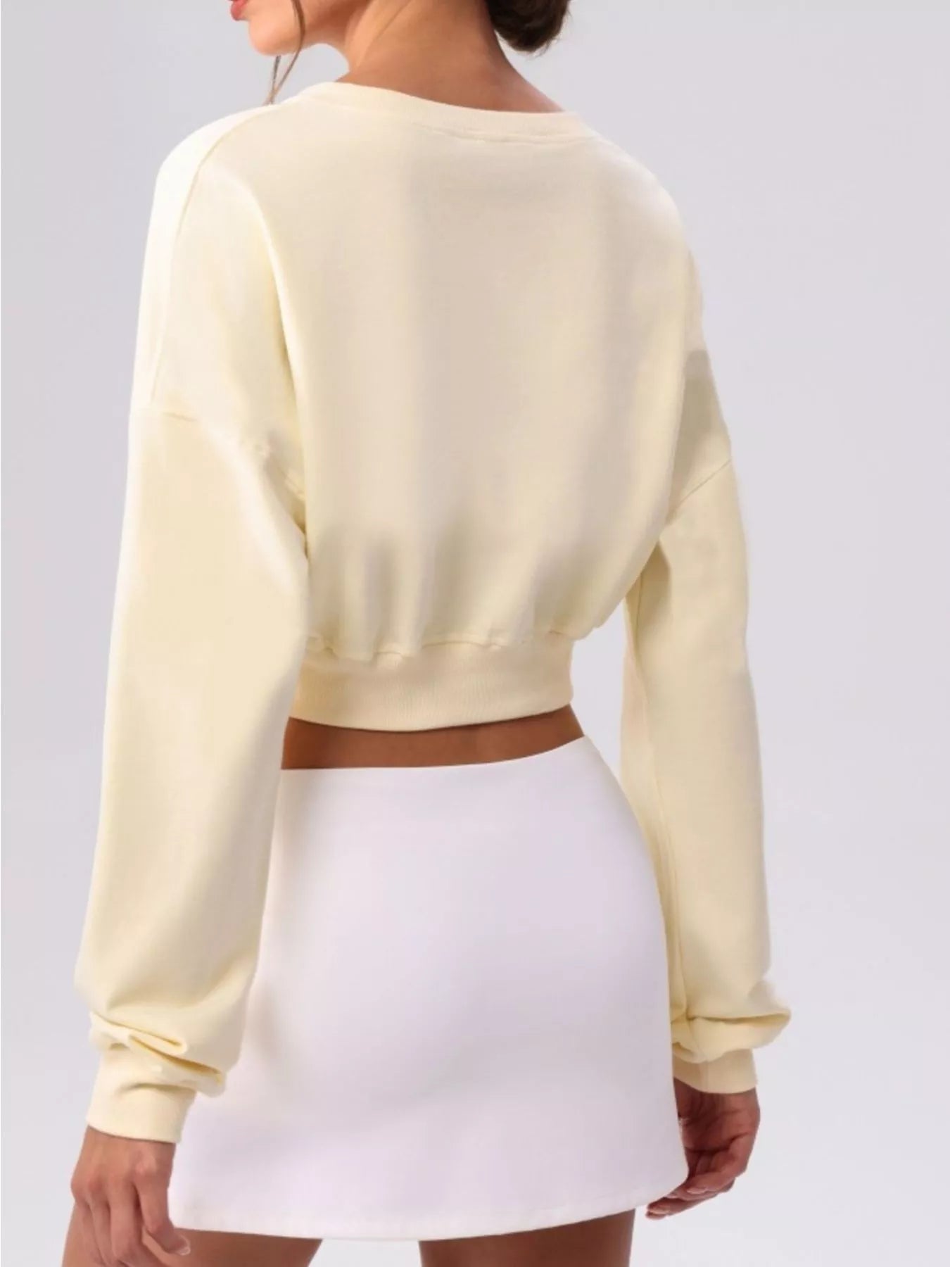 Trendsi Cropped Button-Down Active Cardigan -