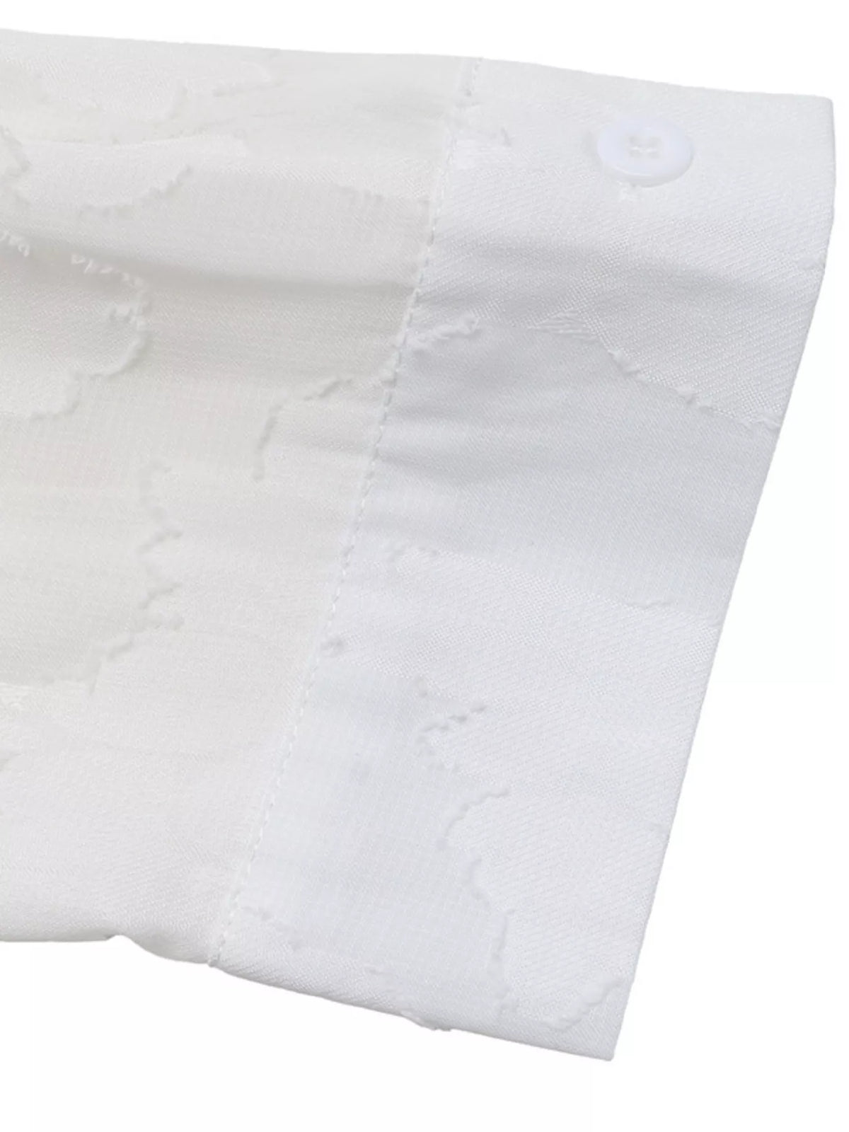 Trendsi Sheer Button-Down Shirt -