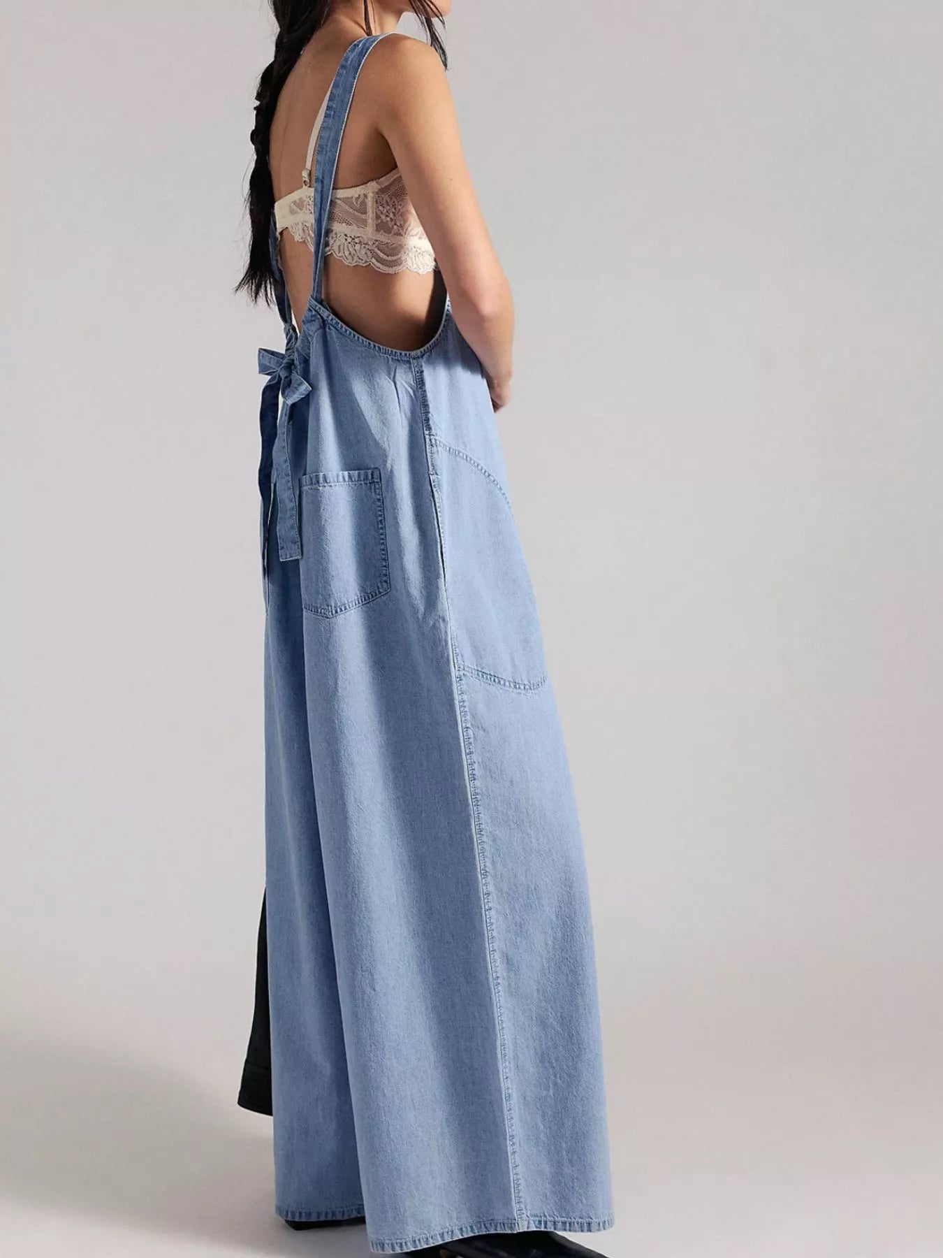 Trendsi Sleeveless Wide-Leg Jumpsuit -
