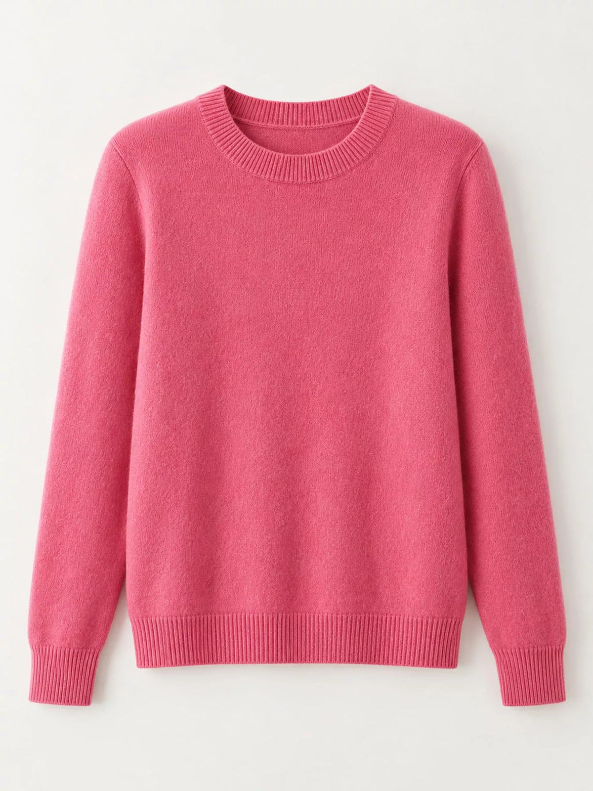 Crew Neck Long Sleeve Sweater — garment front